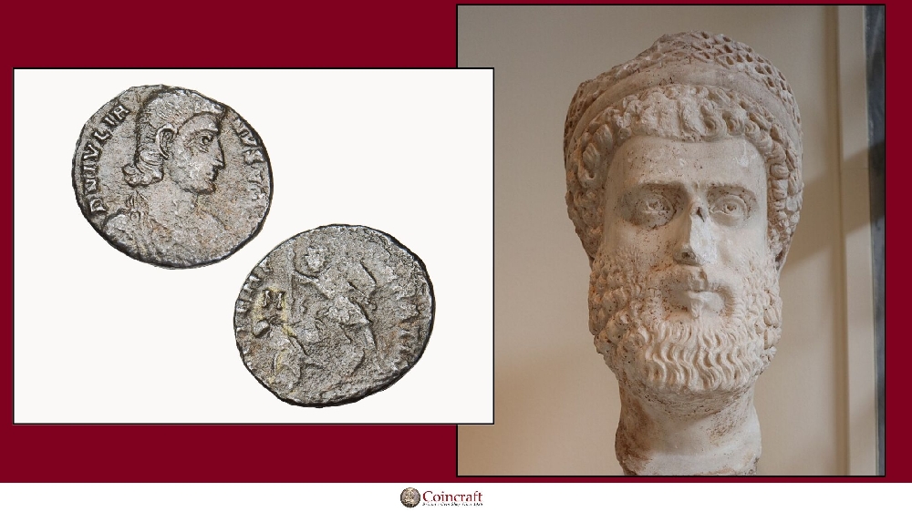Roman Coin featuring Julian II  (361 – 363 (proclaimed in February 360) - Coincraft